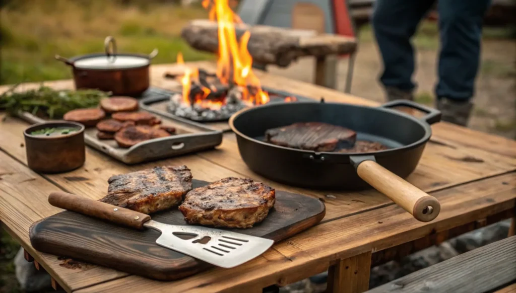 Cowboy Steak Cooking Tools