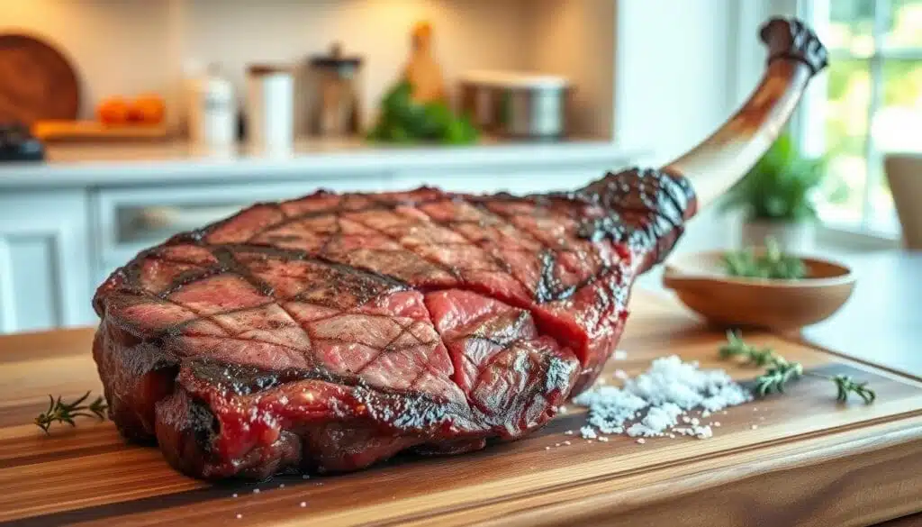 What's the difference between a tomahawk and a cowboy steak?