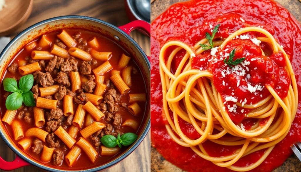 pasta sauce differences