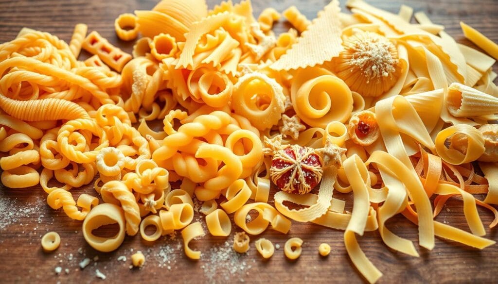 pasta shapes