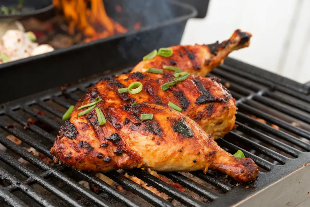 Grilled chicken marinated with Mexican flavors.