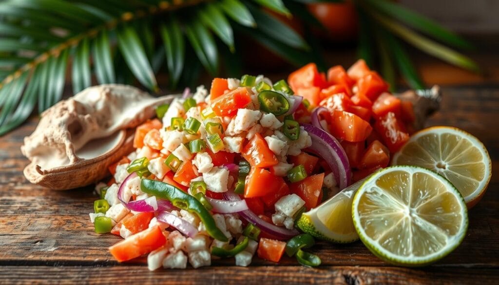 conch salad ingredients