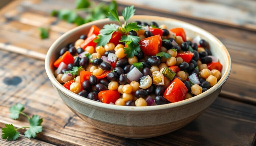 dense bean salad