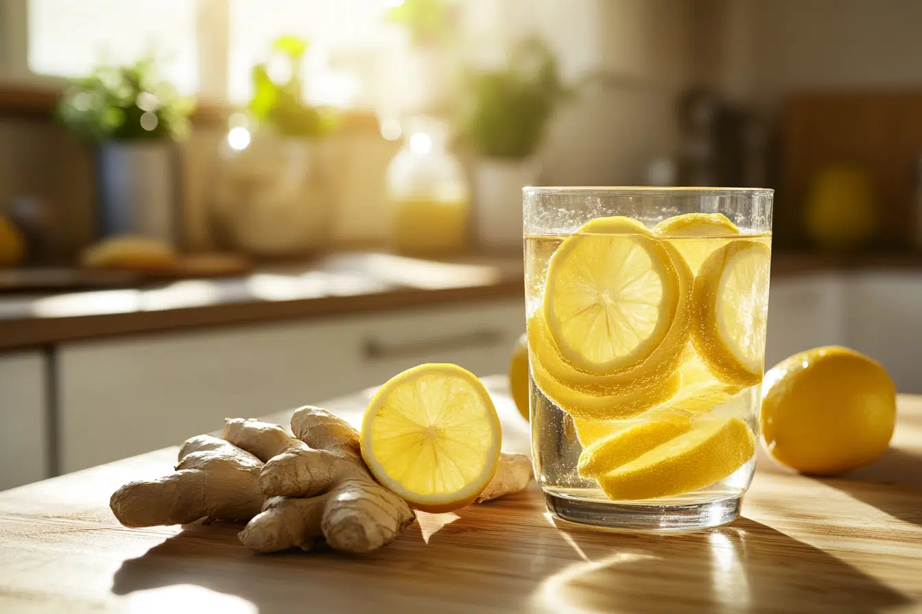 Natural Mounjaro Recipe in a detox glass