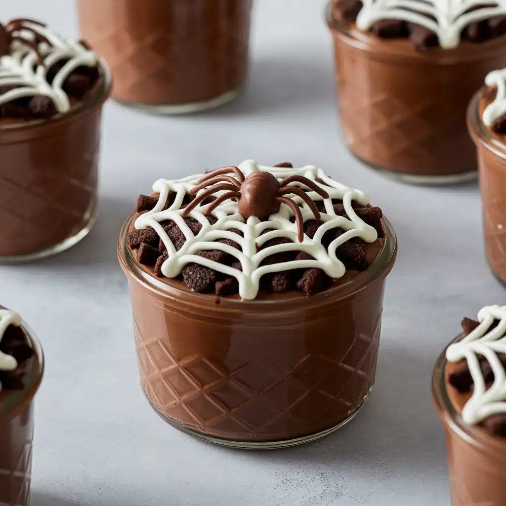 Spooky Oreo Spiderweb Halloween Pudding Delight