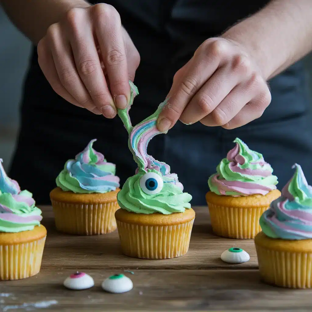 Deliciously Spooky Monster Cupcakes to Delight Your Halloween