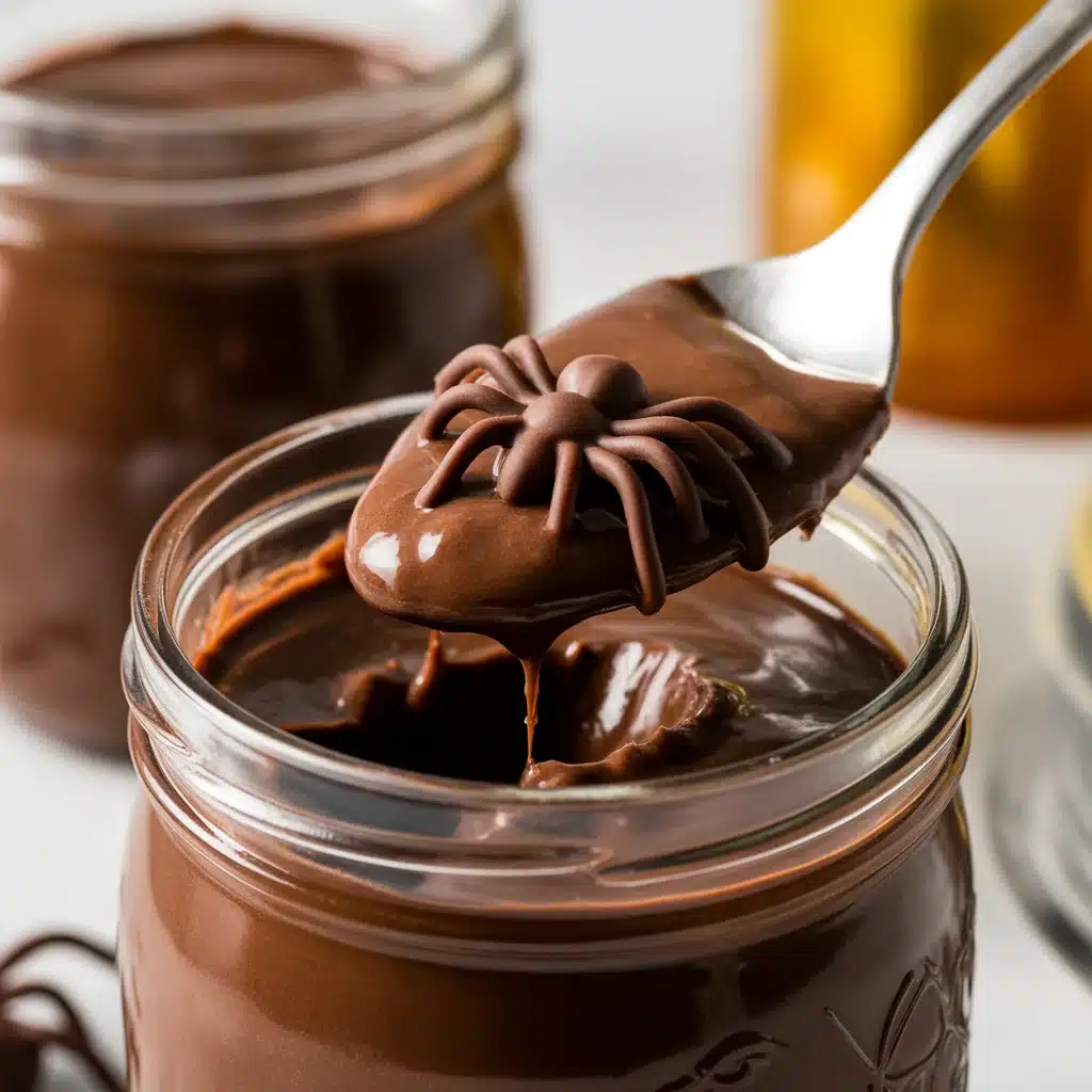 Oreo Spiderweb Halloween Pudding