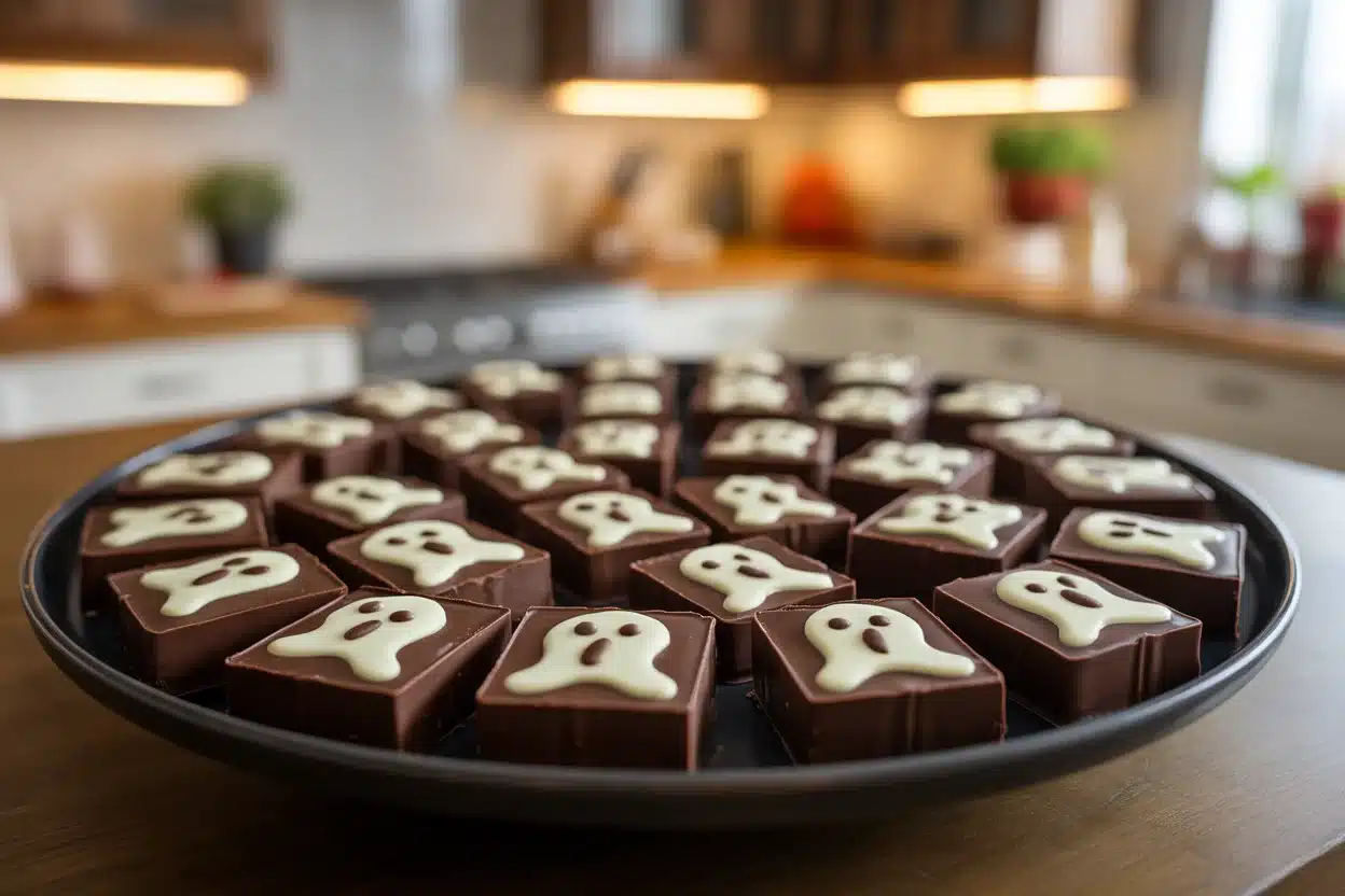 5 Spooky Halloween Candy Bark White Chocolate Ghosts You’ll Love