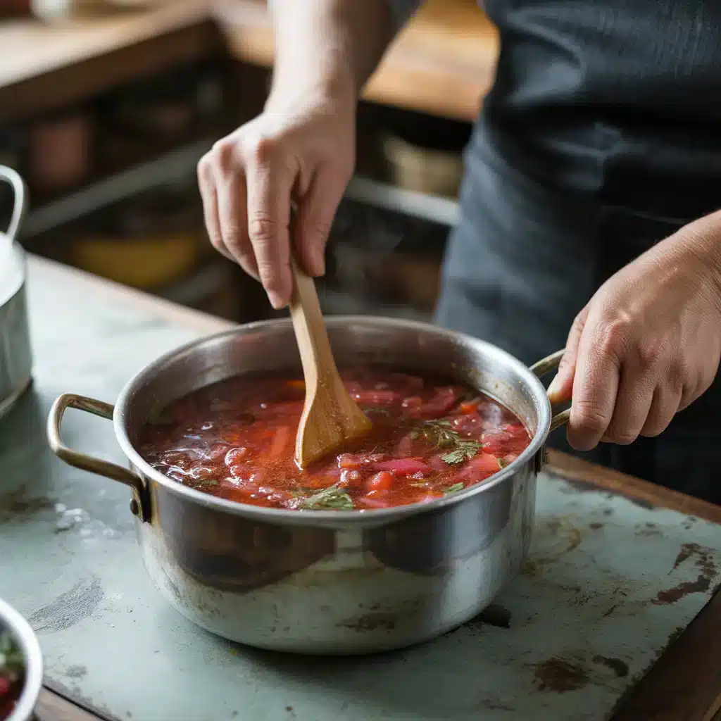 Hearty Polish Borscht That Warms the Soul on Chilly Days
