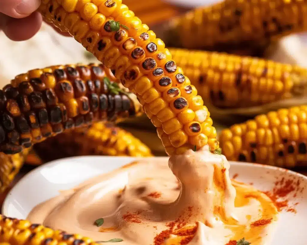 Delicious Corn Ribs freshly cooked, showcasing a golden and crispy appearance.