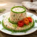 Hat Shaped Salad recipe