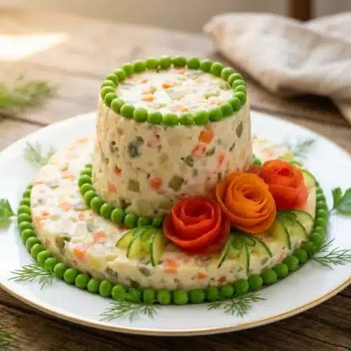 Hat Shaped Salad recipe