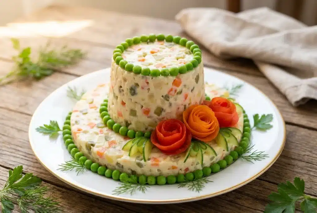 Hat Shaped Salad recipe