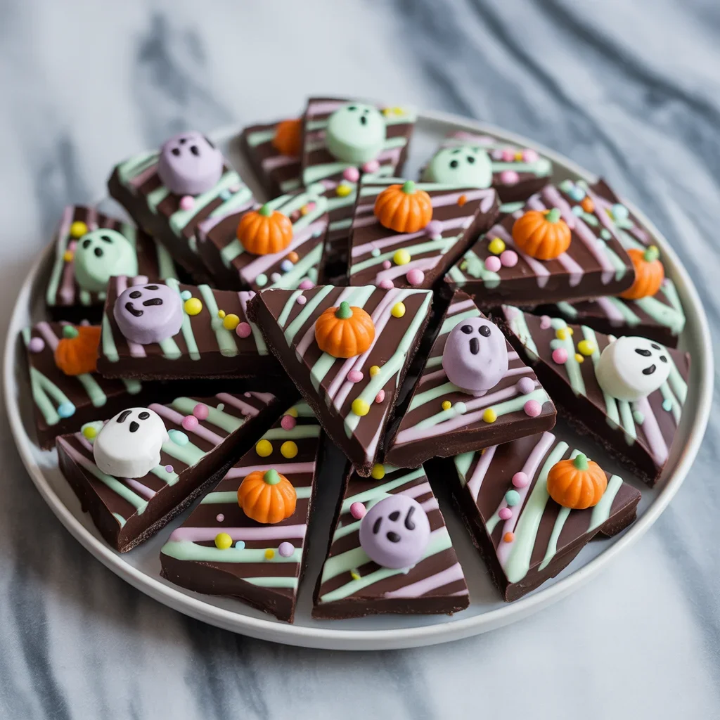 Spooky Halloween Oreo Bark