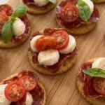 Assorted easy party bites for game day snacks and holiday grazing boards
