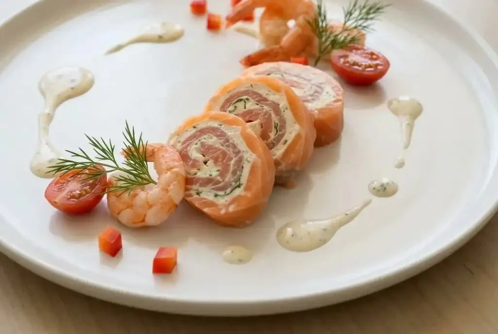 Easy smoked salmon pinwheels with cream cheese, lemon zest, capers, and dill