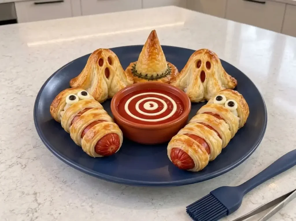 Delicious mummy pastries perfect for Halloween celebrations