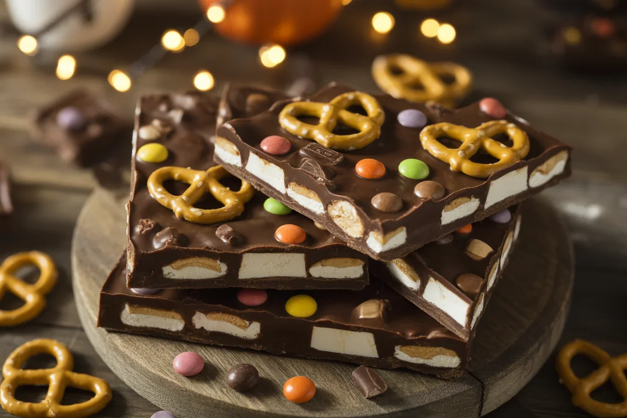 halloween dessert bark