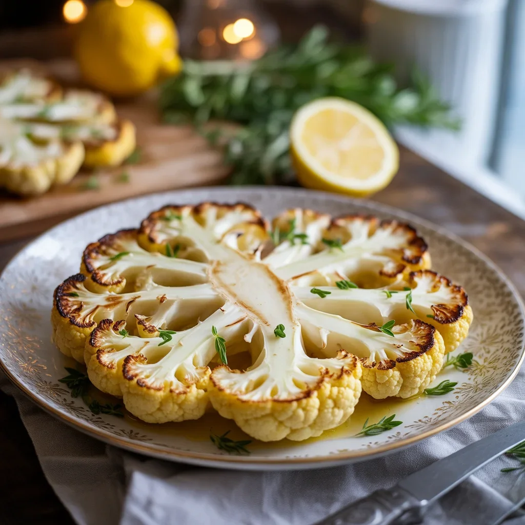 Grilled Cauliflower Steaks