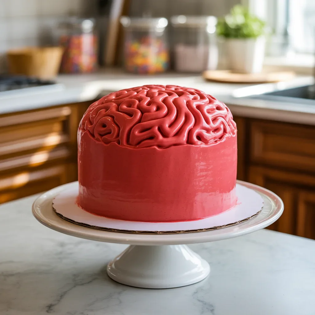 Scary Delicious Brain Cake Recipe for Your Halloween Bash!