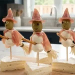Spooky Witch Bites - magical cheese snacks for Halloween appetizers